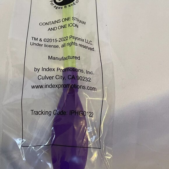 Rocket League Slurpee Cup Straw Green Straw Purple Spoon NEW - One Straw - Picture 7 of 7